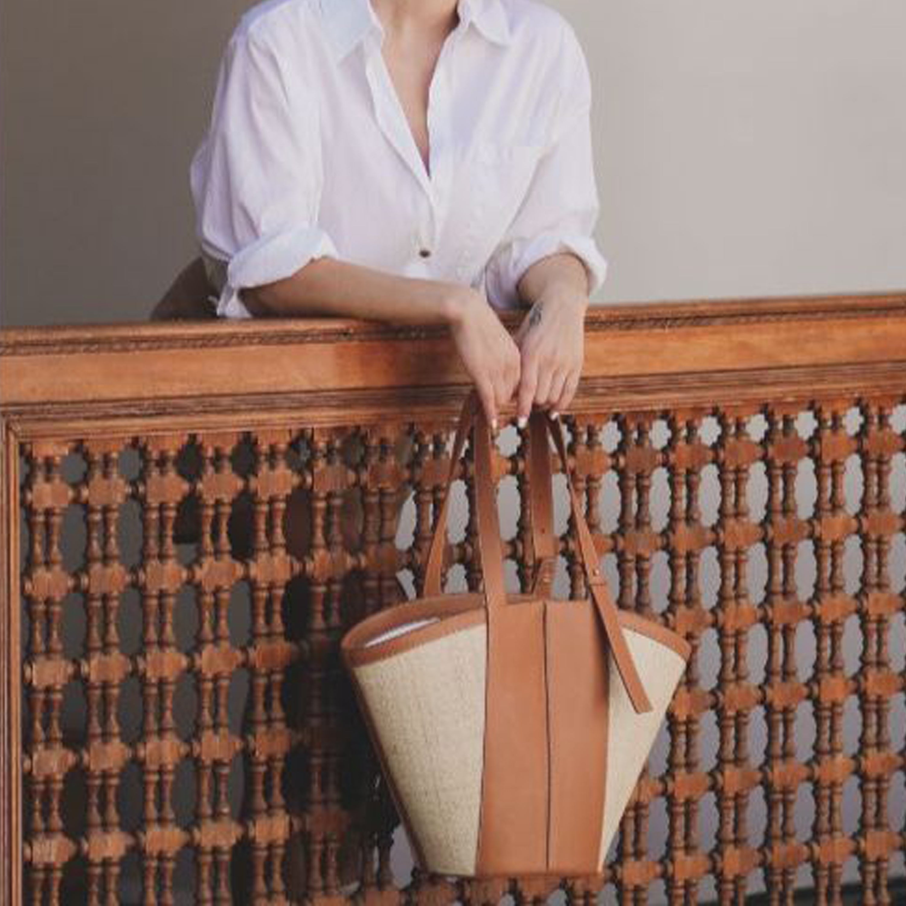 AYA - Raffia Basket Bag